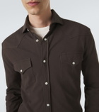 Brunello Cucinelli Cotton piqué shirt