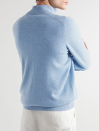 Brunello Cucinelli - Cashmere Half-Zip Sweater - Blue