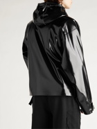 Bottega Veneta - Hooded Coated-Canvas Jacket - Black