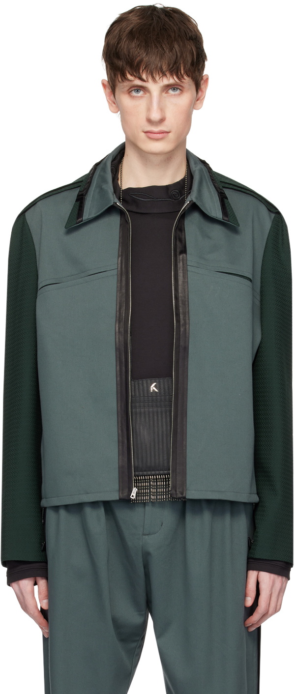 Kiko Kostadinov Green Ugo Jacket Kiko Kostadinov