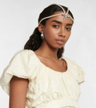 Simone Rocha - Crystal and faux pearl-embellished tiara