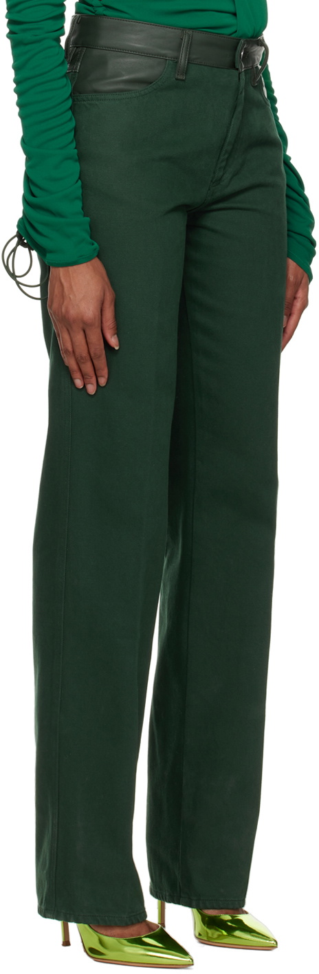 Maximilian Davis Green Spain Jeans