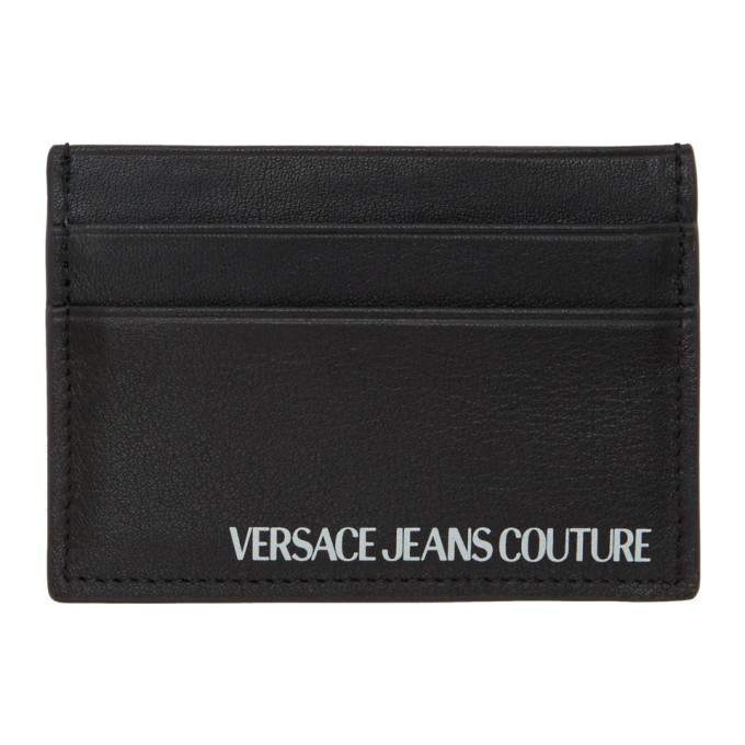 Photo: Versace Jeans Couture Black Logo Card Holder
