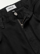 AGOLDE - Fusion Straight-Leg Denim Shorts - Black