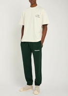 Cole Buxton Logo-print Cotton Sweatpants Green