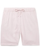Onia - Linen-Blend Drawstring Shorts - Pink