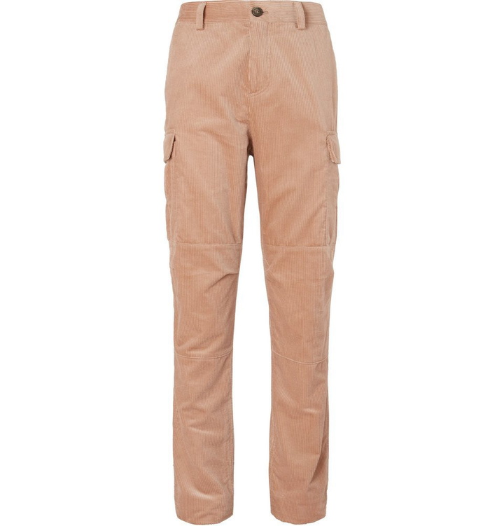 Photo: Brunello Cucinelli - Cotton-Corduroy Cargo Trousers - Men - Beige