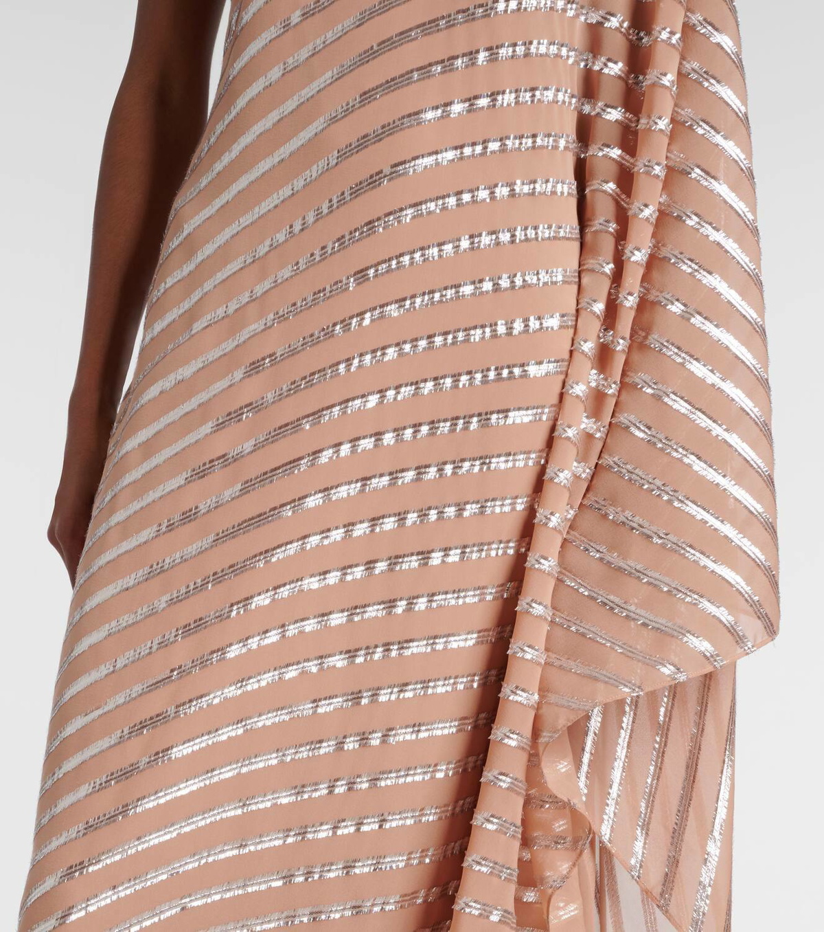 Taller Marmo Petra one-shoulder fil coup maxi dress Taller Marmo