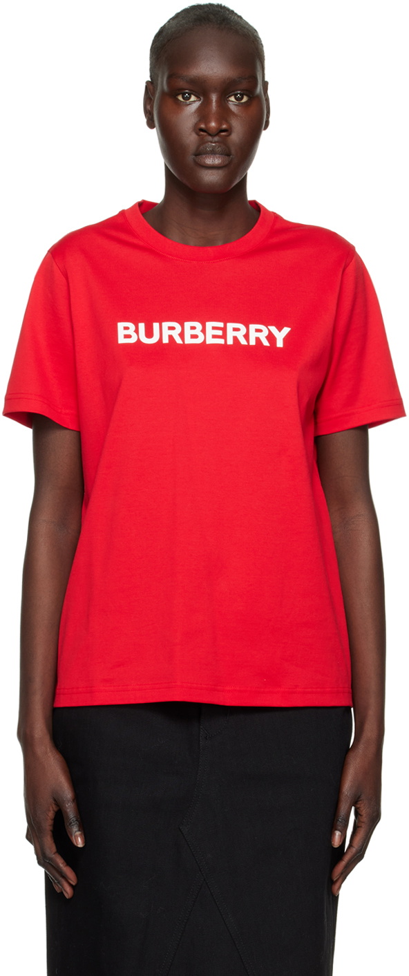 Burberry red t shirt best sale