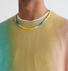 Roxanne Assoulin - Surf's Up Enamel and Gold-Tone Necklace - Yellow