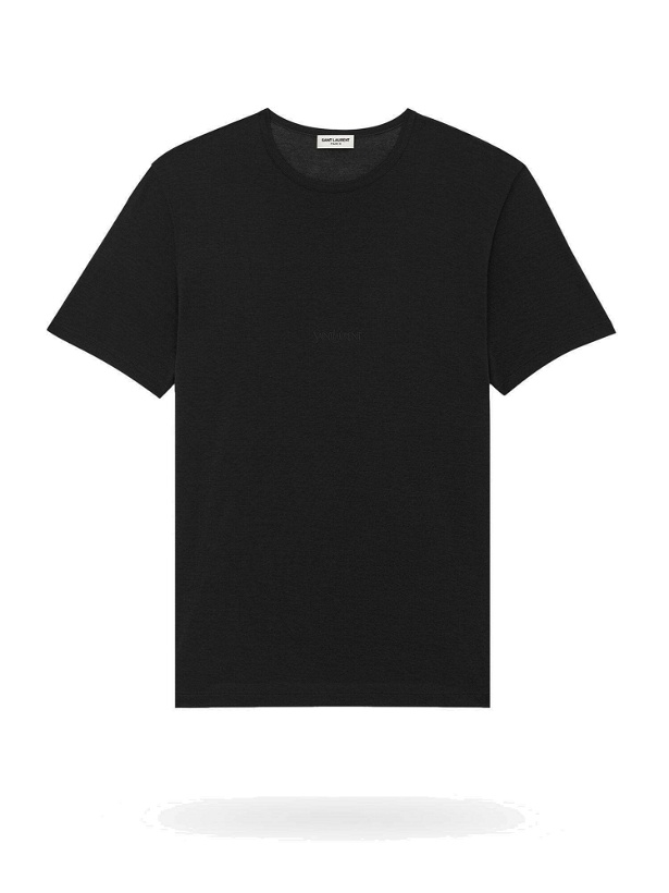Photo: Saint Laurent   T Shirt Black   Mens