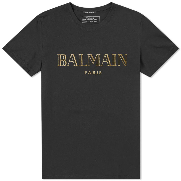 Photo: Balmain Logo Print Tee
