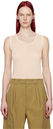 LEMAIRE Off-White Seamless Tank Top