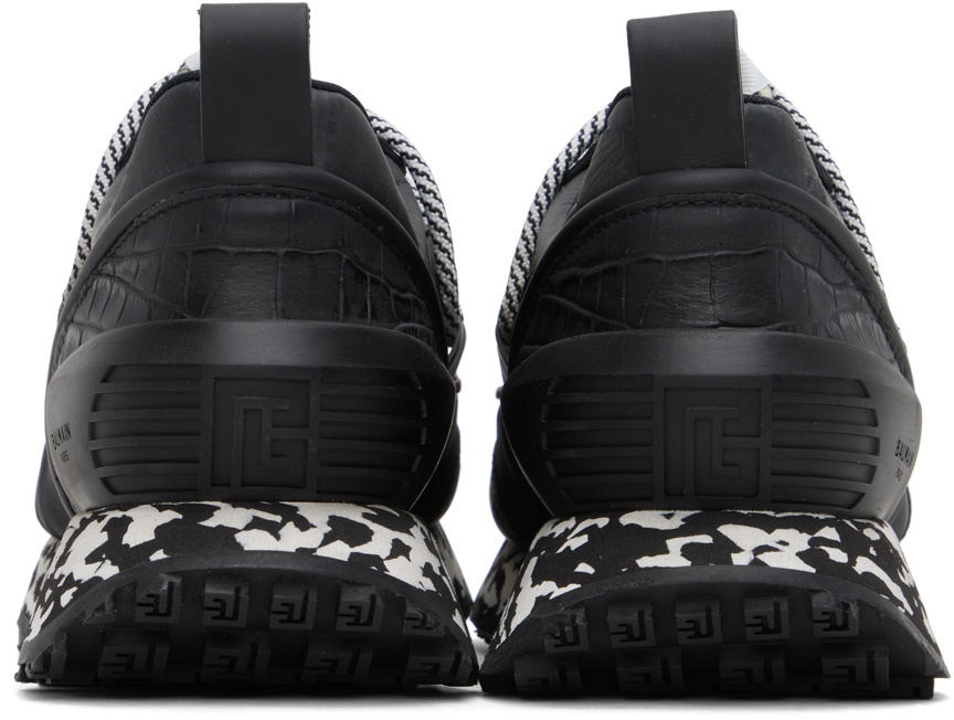 Balmain Black Racer Micro Pearl Sneakers Balmain