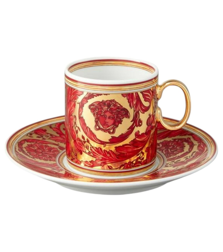 Photo: Versace Home Medusa Garland espresso cup and saucer set