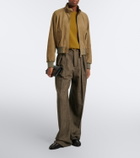 Ralph Lauren Collection Suede bomber jacket