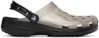 Crocs Black Classic Translucent Clogs