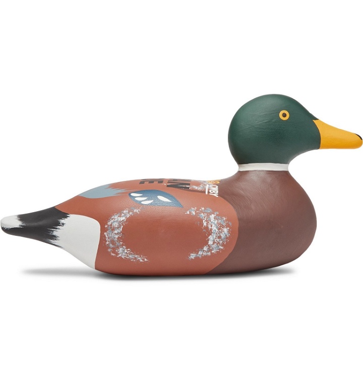 Photo: Human Made - Duck Wood Paperweight - Brown
