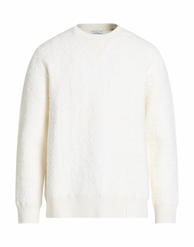 Photo: Ferragamo Mens Sweater in Ivory