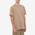 Adidas Men's Essential Logo T-Shirt in Chalky Brown