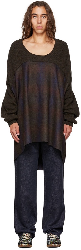 Photo: Bless Brown Woolwaterfall Sweater