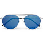 Cutler and Gross - Aviator-Style Gold-Tone Sunglasses - Men - Silver