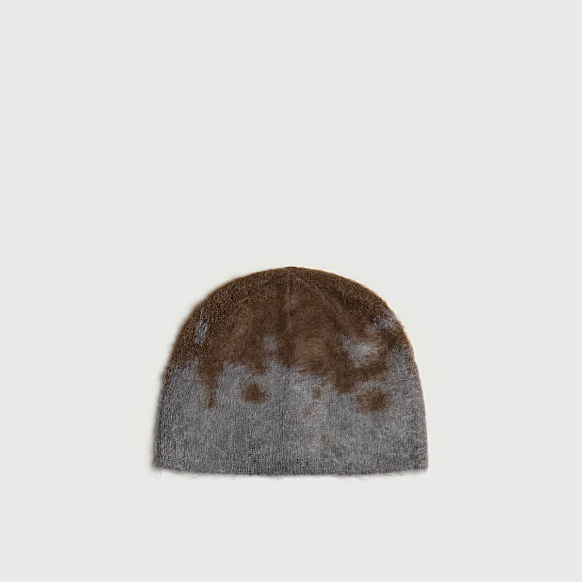 Gramicci Mohair Splatter Beanie in Slate Splatter