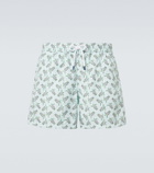 Fedeli Madeira printed swim trunks