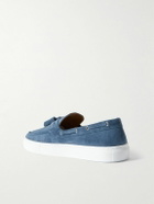 Frescobol Carioca - Monta Tasselled Suede Boat Shoes - Blue