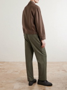 Valstar - Stan Linen Bomber Jacket - Brown