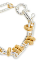 Timeless Pearly Two-tone Sterling Silver Bracelet - Gold - One Size