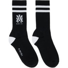 AMIRI Black MA Core Logo Socks
