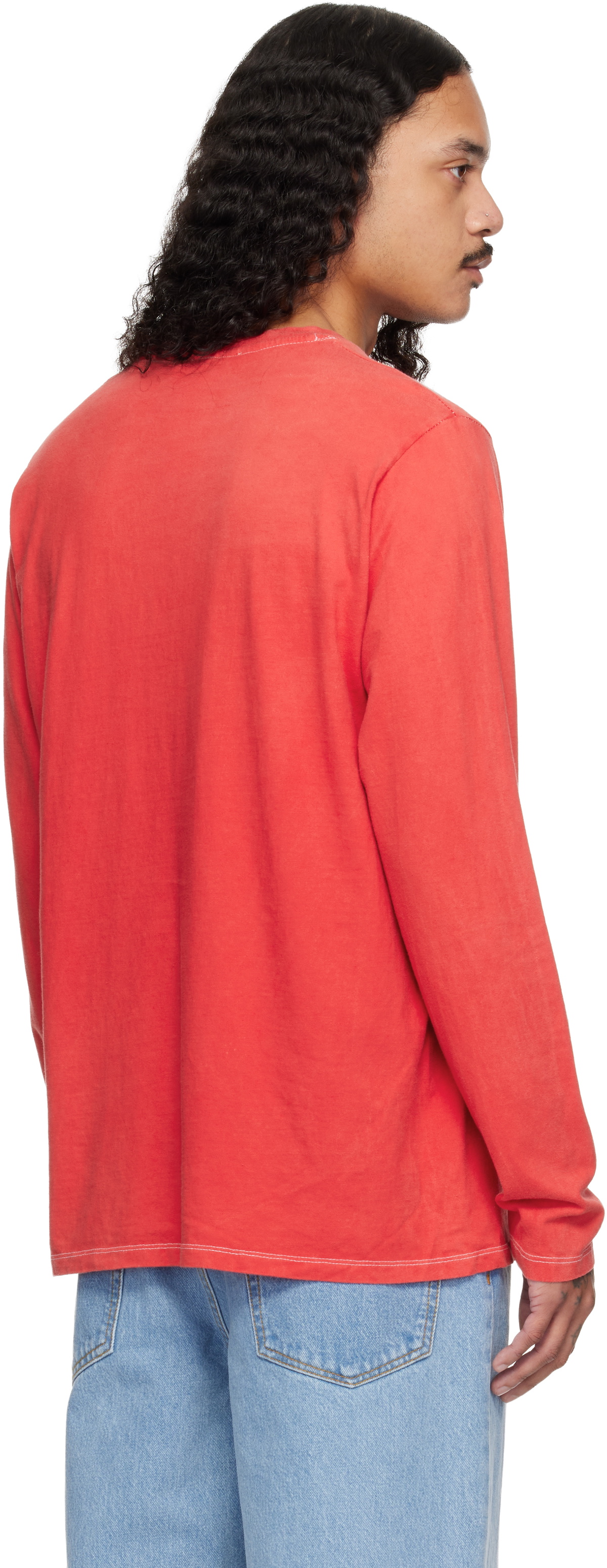 Edward Cuming Red Long 'Cum' T-shirt