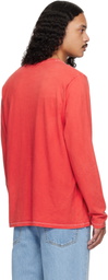 Edward Cuming Red Long 'Cum' T-shirt