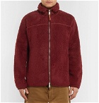 Albam - Fleece Zip-Up Sweatshirt - Men - Burgundy
