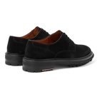 Lanvin - Suede Derby Shoes - Men - Black