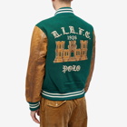 Polo Ralph Lauren Men's Lined Varsity Jacket in Hunt Club Green