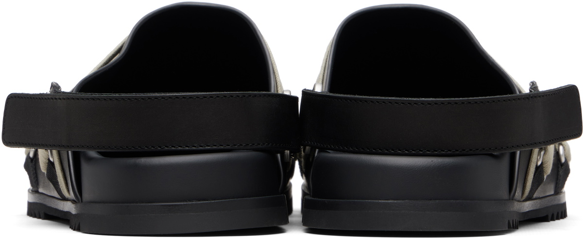 Rick Owens Black Temple Megalace Mule Loafers