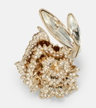 McQueen Carnation crystal-embellished ring