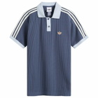 Adidas Men's Waffle Knit Polo in Preloved Ink