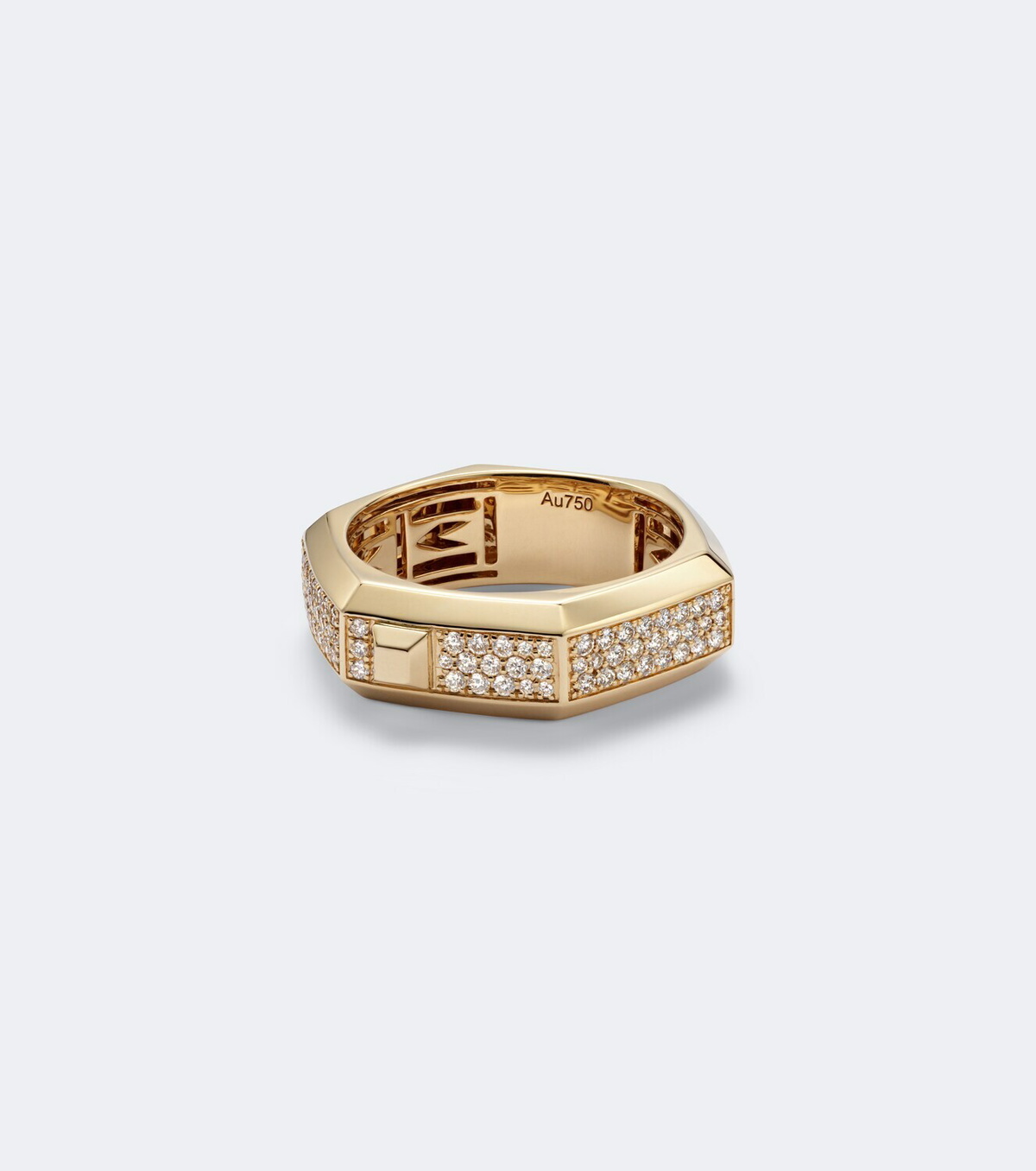 Messika Moderniste 18kt gold ring with diamonds