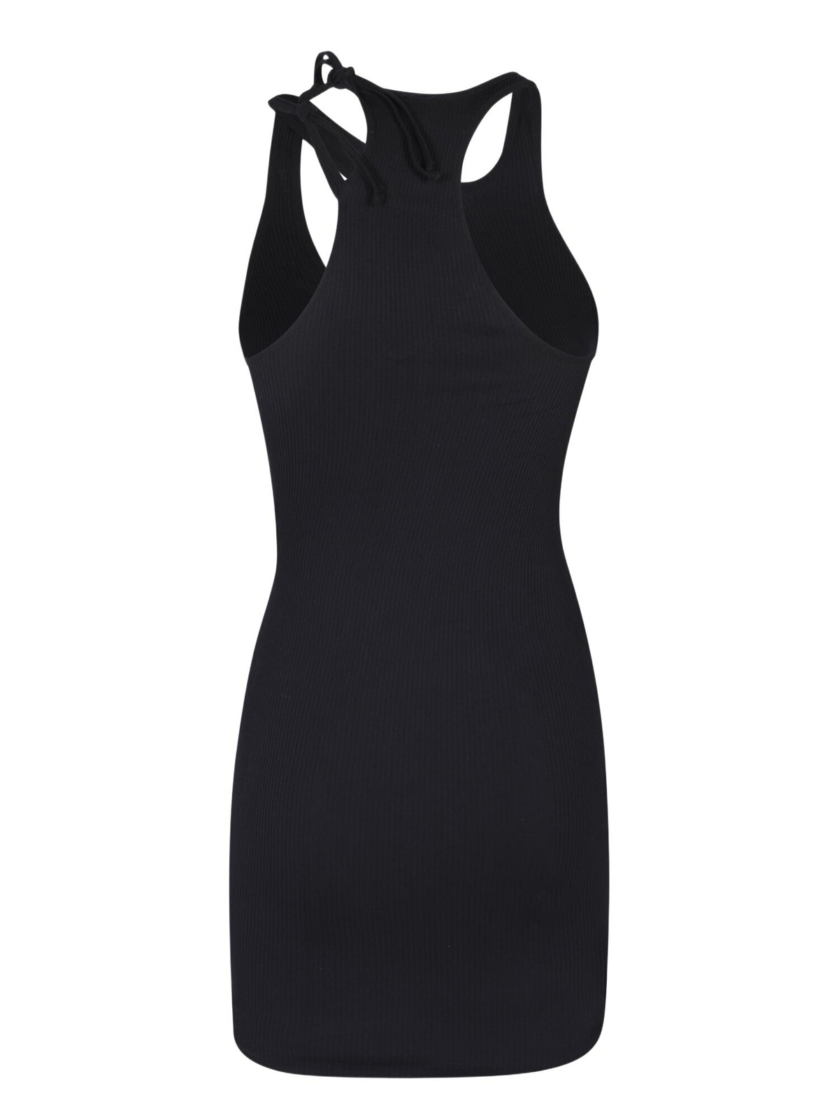 ANDREĀDAMO Cut-out Details Black Dress