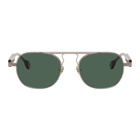 Etudes Silver and Brown Candidate Sunglasses
