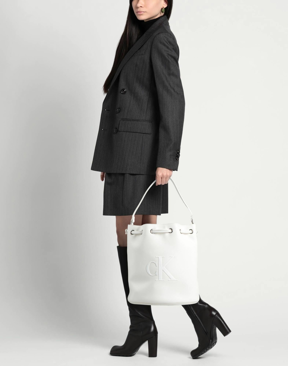 Calvin Klein Womens Handbag Ivory