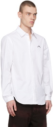 A-COLD-WALL* White Embroidered Shirt