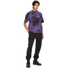Psychworld Purple and Black Iridescent Logo T-Shirt