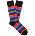 Paul Smith - Nestor Striped Cotton-Blend Socks - Multi