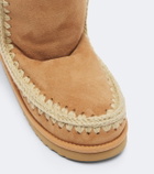 Mou Shearling-lined suede knee-high boots