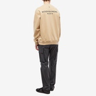 Wooyoungmi Men's Back Print Crew Neck Sweat in Beige