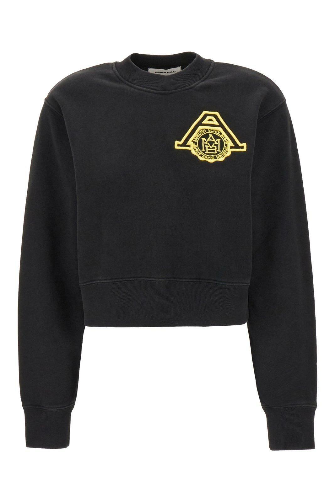 Ambush Black Knit Off-Shoulder Turtleneck Ambush
